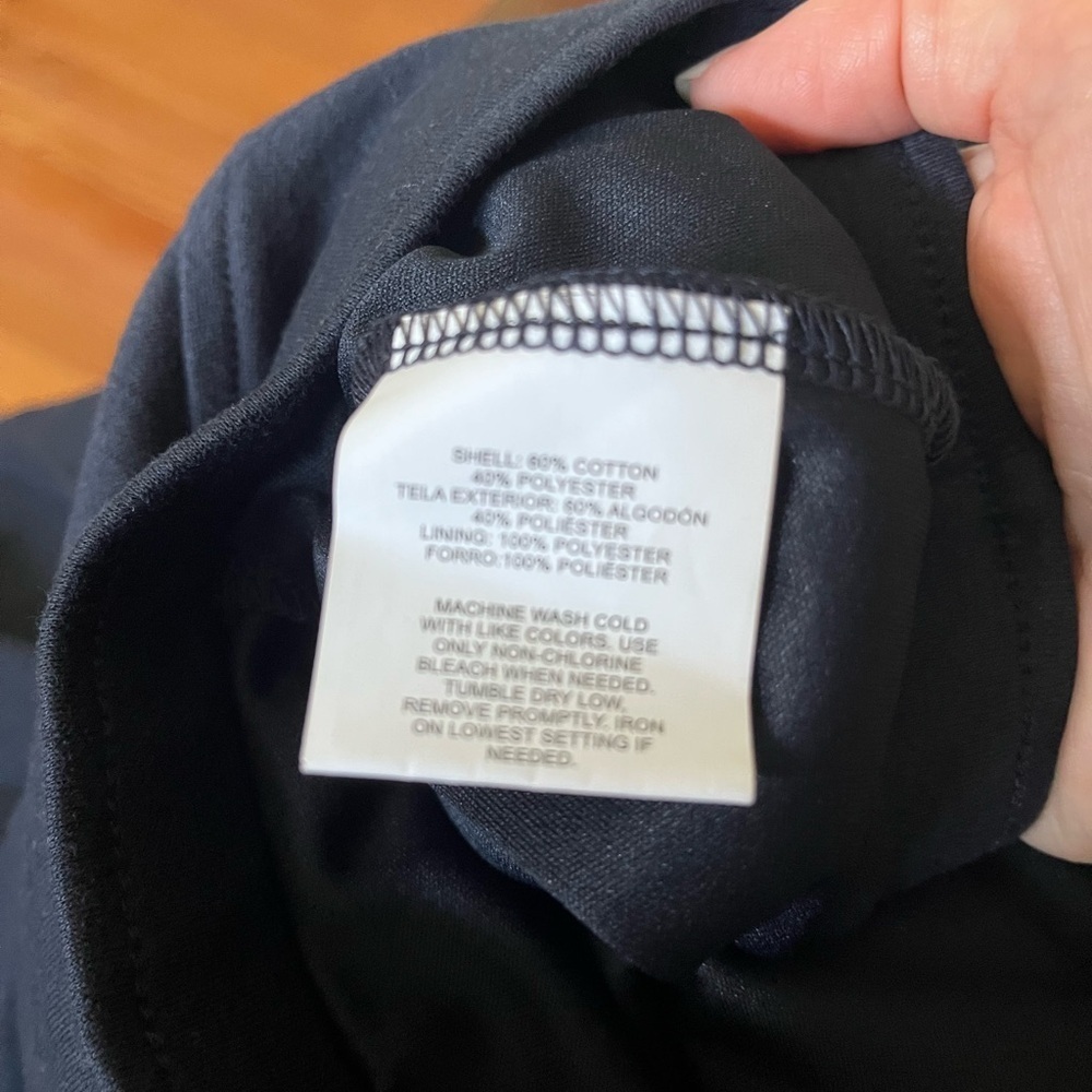 NWT, size 14 navy pull on uniform skort by IZOD - Picture 8 of 10